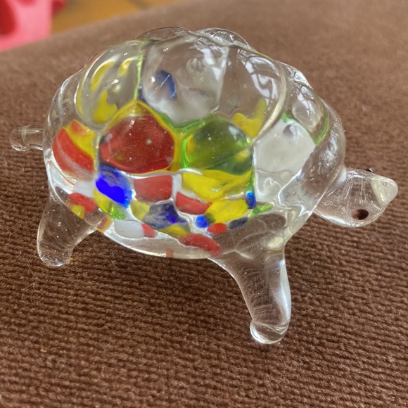 Millefiori glass turtle for terrariums or to collect - Picture 8 of 8